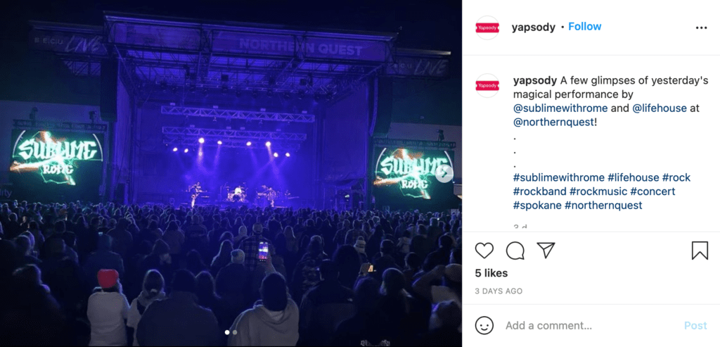 Post-Concert Event Highlights