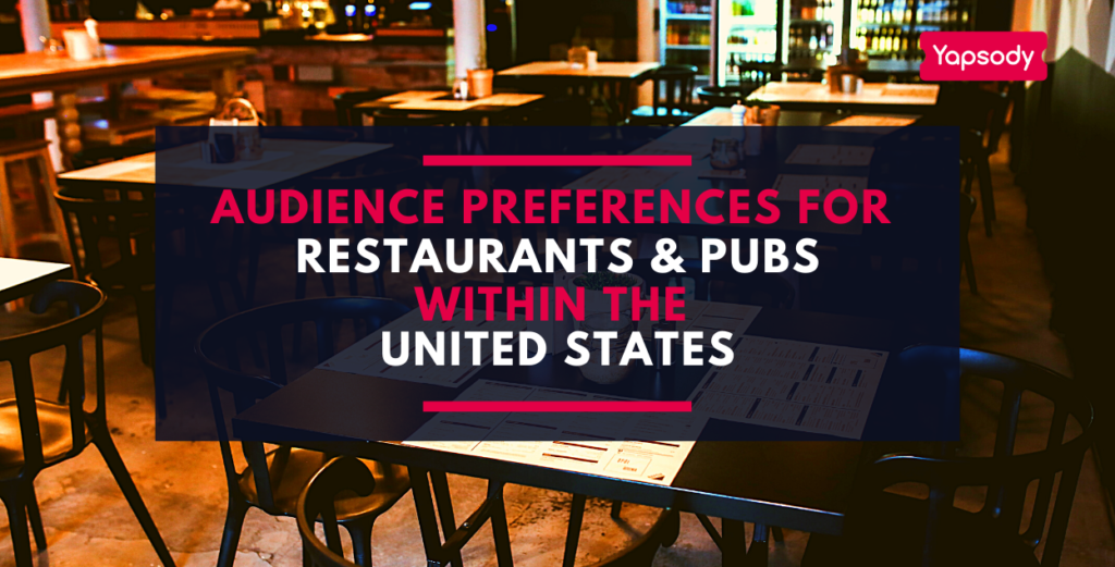 Audience Preferences For Restaurants & Pubs In The USA – Post COVID