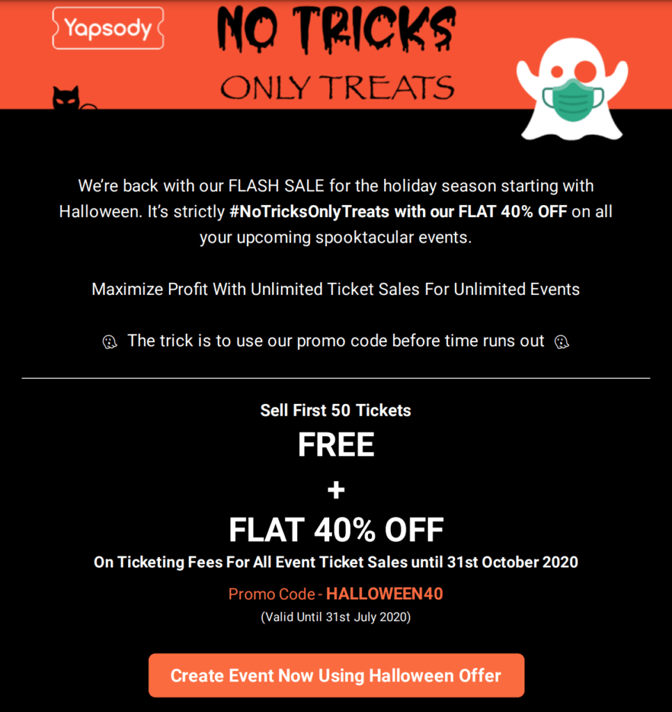 Halloween Offer Email