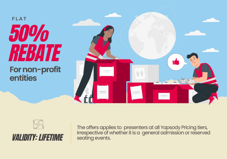 50% Rebate for Non-Profit entities