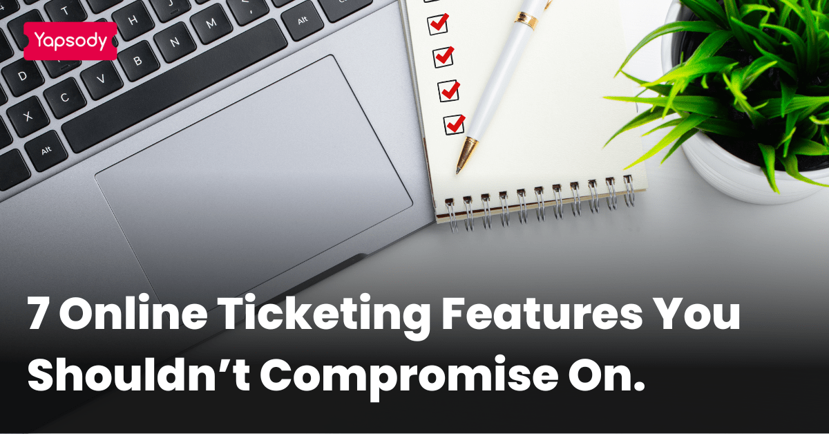online event ticketing features