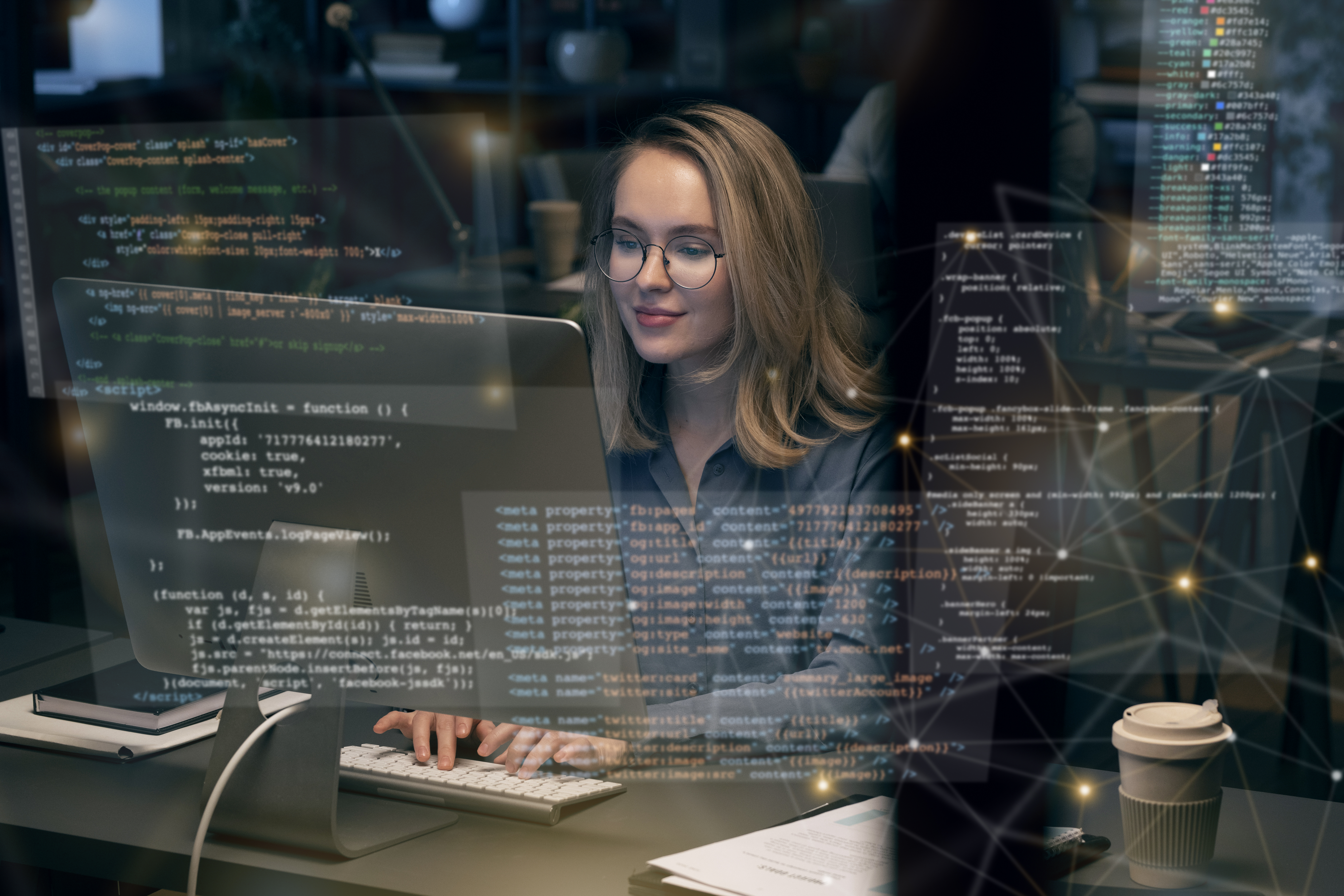 Engineering Services Engineer working on html and css