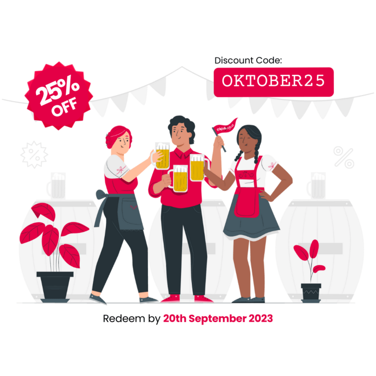 25% Oktoberfest Discount