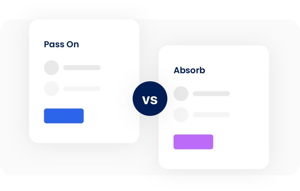 Ticketing Fee Choices - Pass on or Absorb