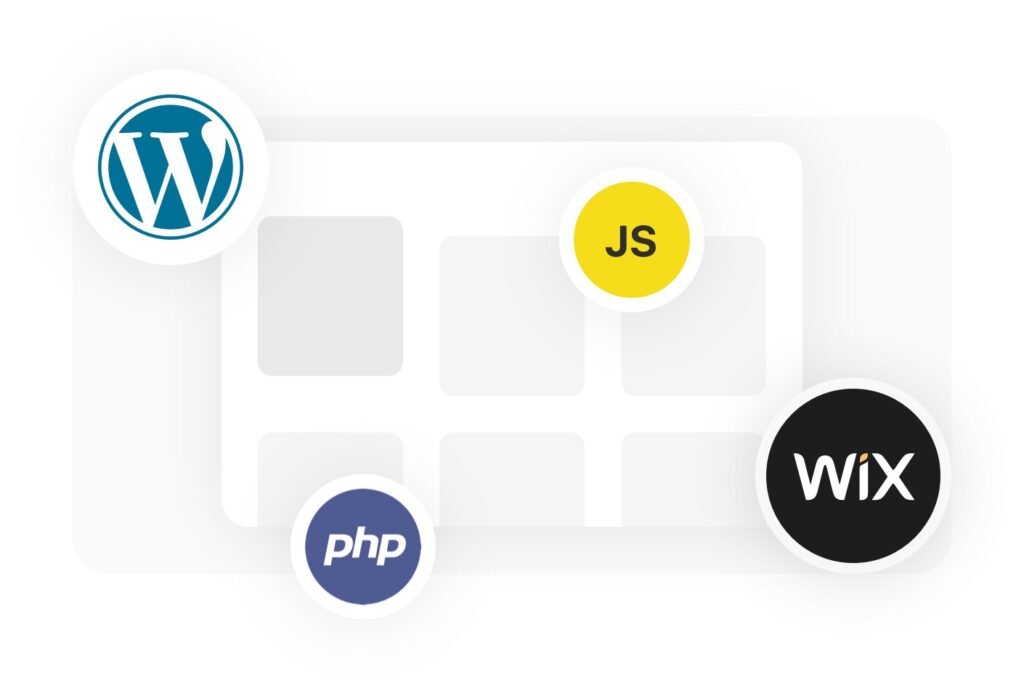 Website Integrations - WordPress, Wix, js, php