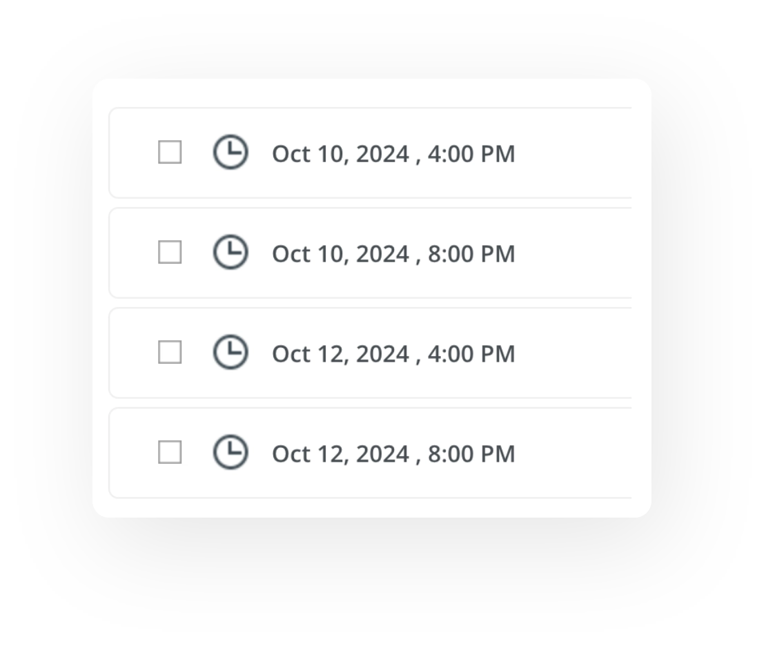 Multiple Performances