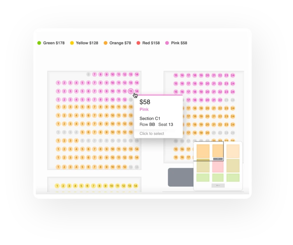 Reserved Seating Event