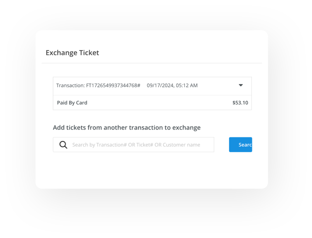 Yapsody - Ticketing Interface - Table Seating
