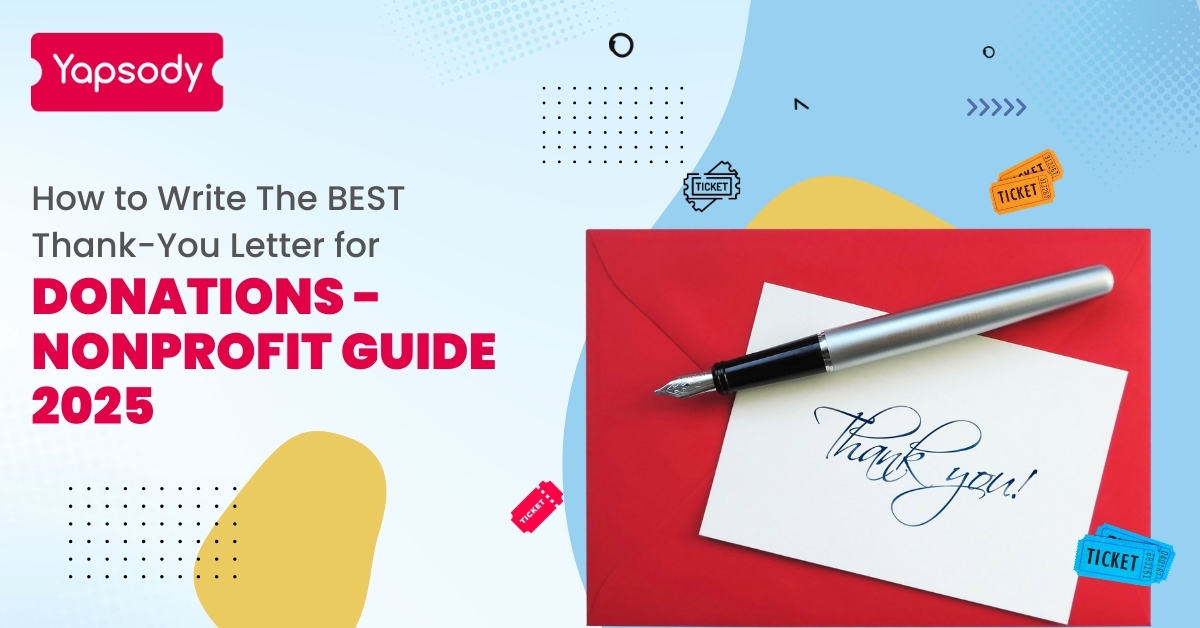 Event Ticketing - Sell tickets online - How to Write The BEST Thank-You Letter for Donations - Nonprofit